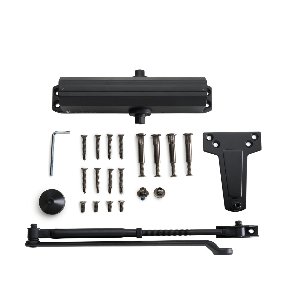 FS-7600B Heavy Duty Commercial Door Closer - Black
