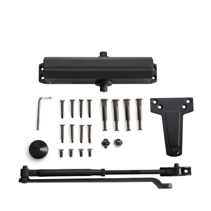 FS-7600B Heavy Duty Commercial Door Closer - Black
