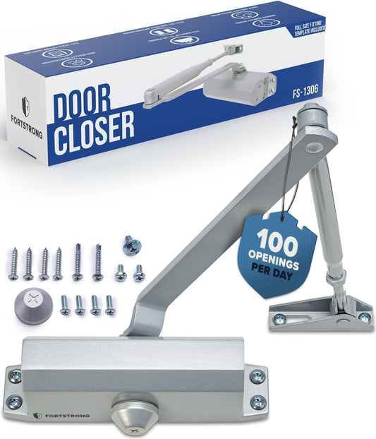 FS-1306 Residential Door Closer - Silver