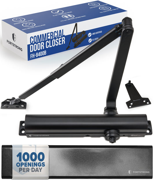 FH-8400B Heavy Duty Commercial Door Closer - Dark Bronze