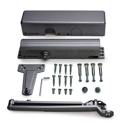 FH-9900B Heavy Duty Commercial Door Closer - Dark Bronze